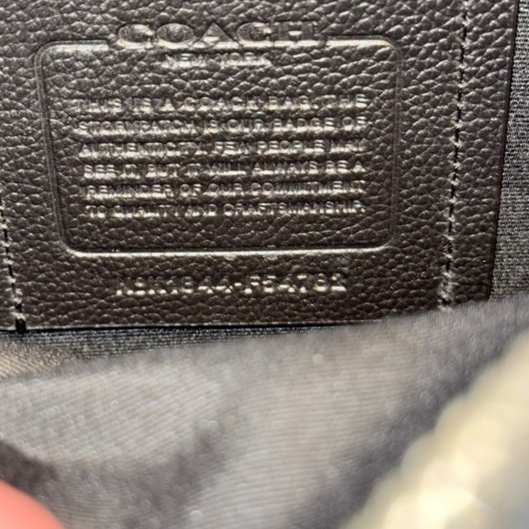 COACH Charles Flight Bag Mens Black Calf Leather F54782 Shoulder Crossbody NWOT - Picture 8 of 10